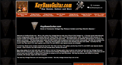 Desktop Screenshot of kaybassguitar.com